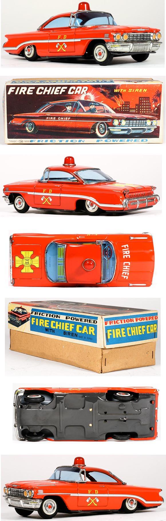1960 Nomura, Oldsmobile Fire Chief Car in Original Box